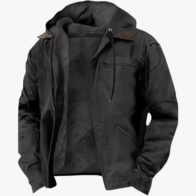 Men's Winter Sherpa Jacket | Hood