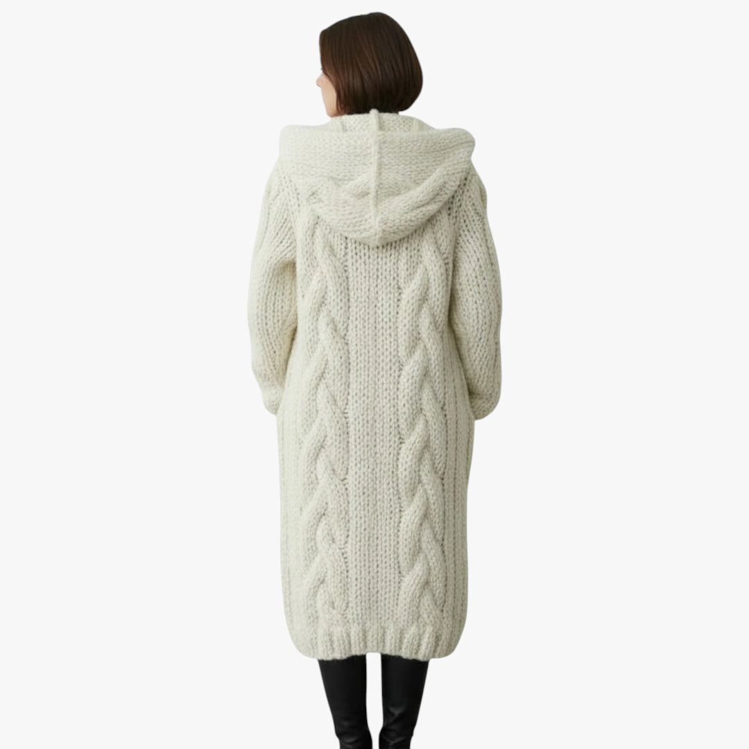 Women's Long Winter Coat | Hood