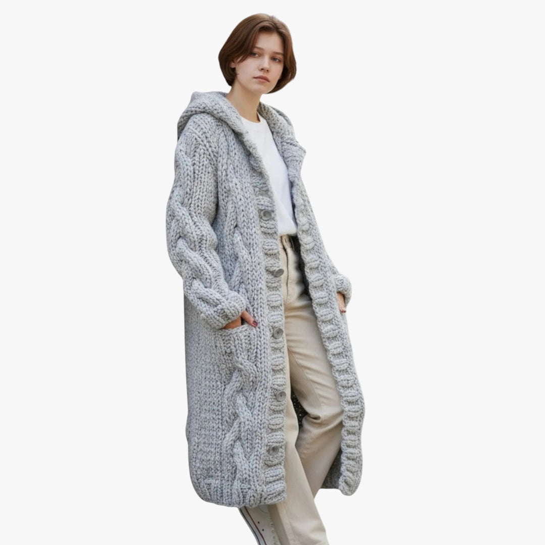 Women's Long Winter Coat | Hood