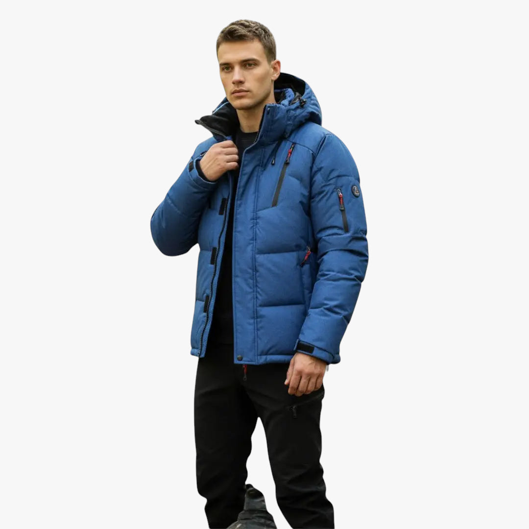 Men's Winter Padded Parka | Insulated Hood