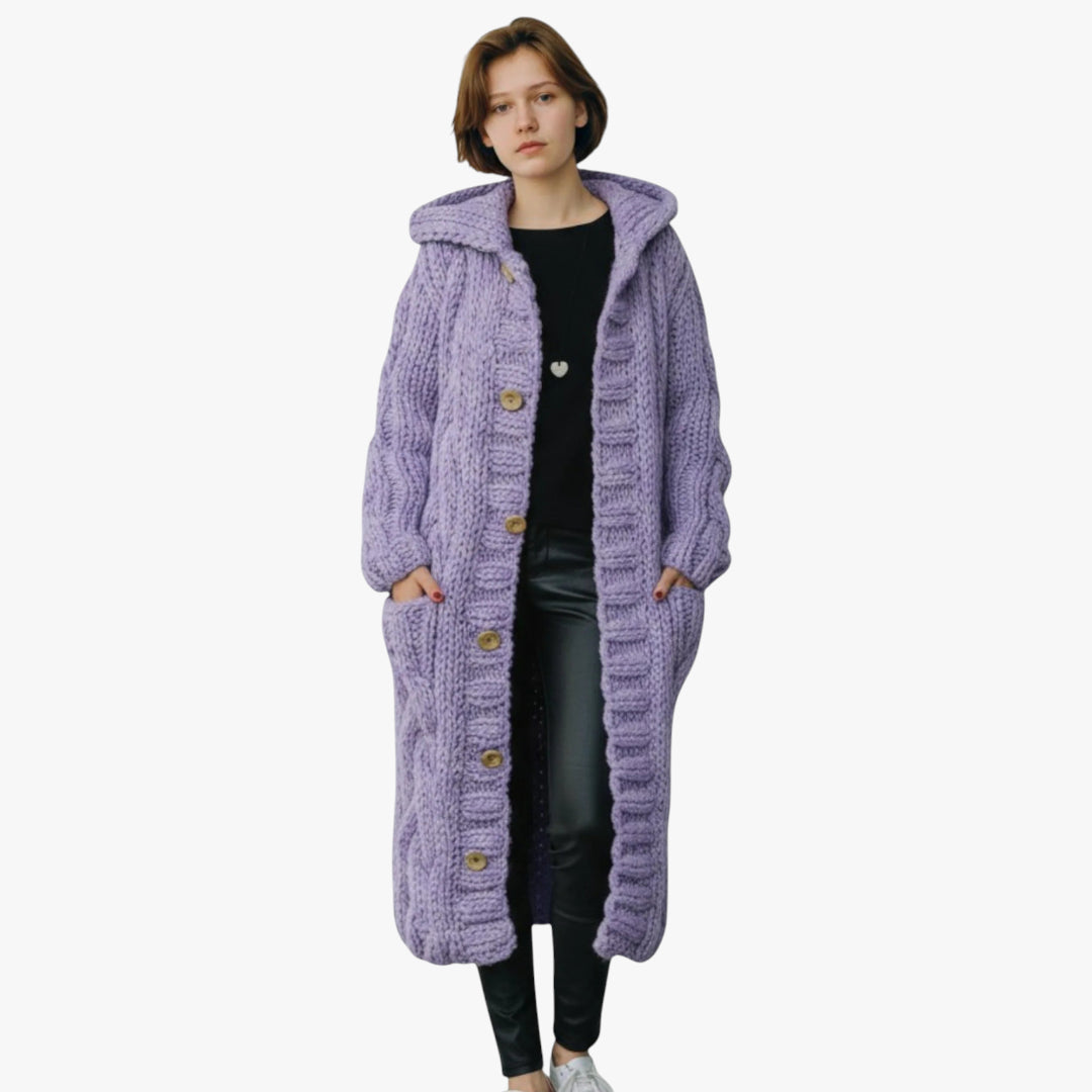 Women's Long Winter Coat | Hood